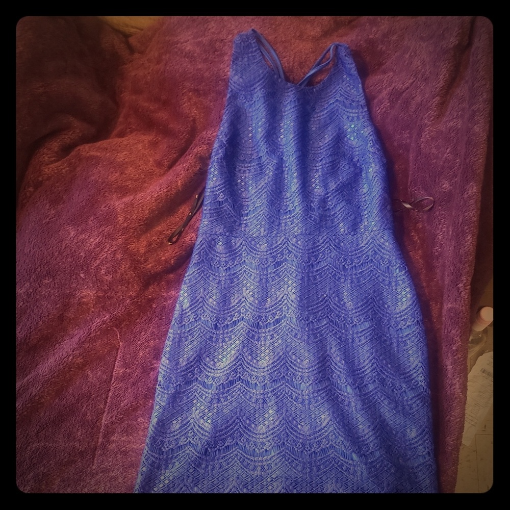 Blue dress